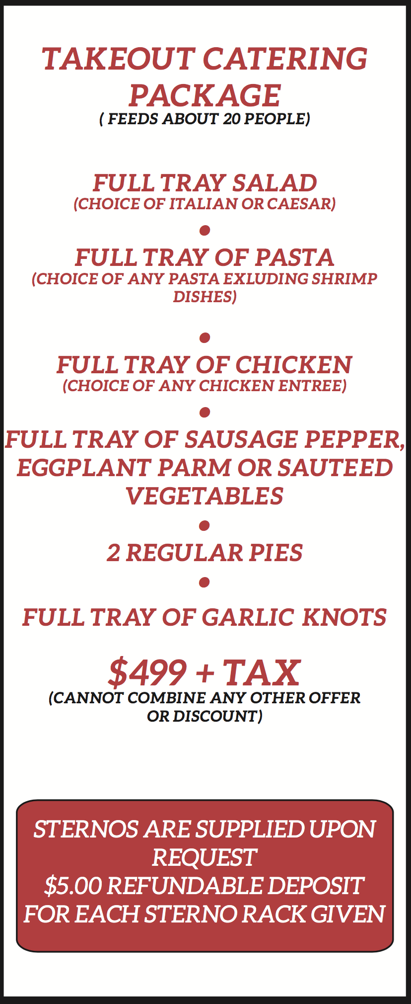 Catering
